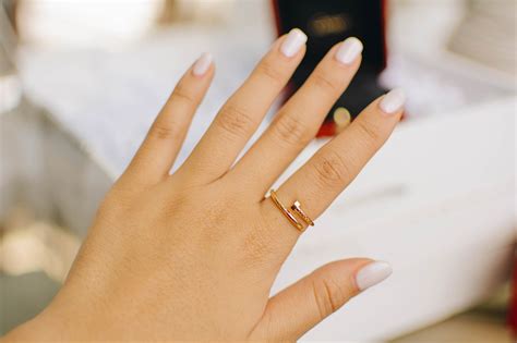 silver nail ring cartier|cartier juste un clou small ring.